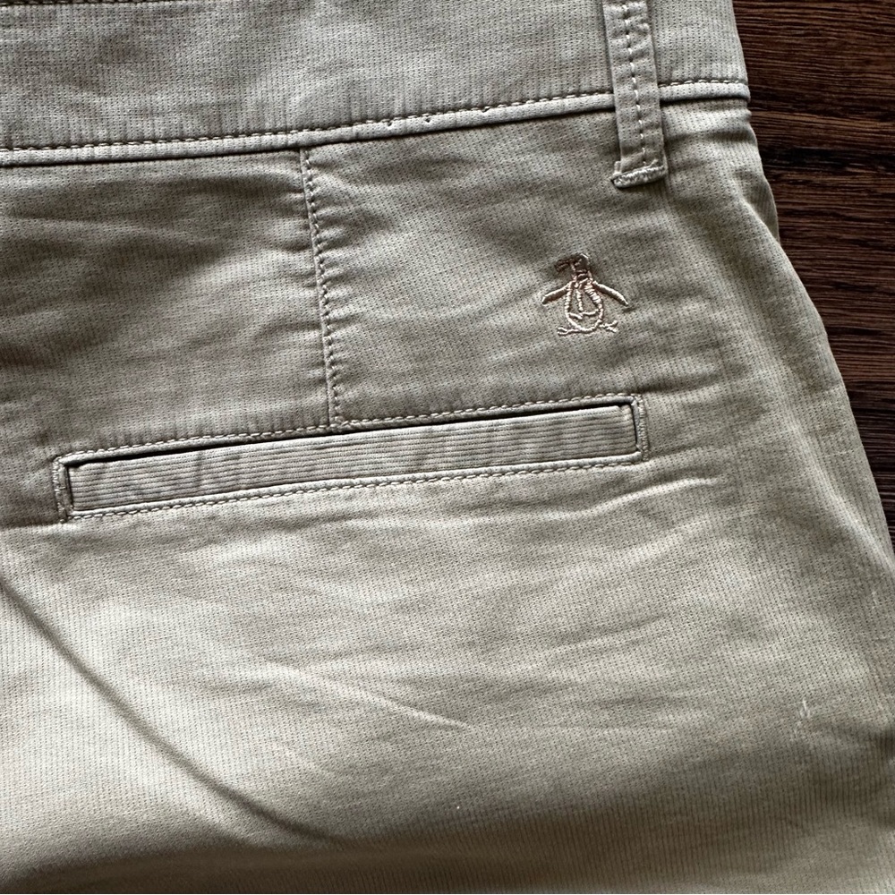 Penguin Khaki Cotton Twill Shorts - Picture 13 of 15